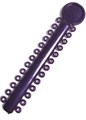 Лигатура эластичная на модуле цвет аметистовый №6, 26 колец 77509 - фото 452846