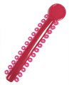 Лигатура эластичная на модуле цвет коралловый №36, 26 колец 77591 - фото 453152