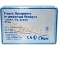 822/20 Клинья Sycamore Interdental деревянные белые (100шт), Kerr Hawe 00000001513 - фото 454488