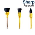 Щетки карбидные «Kagayaki Sharp» ассорти, 10 шт. (4 чашки, 3 кон., 3 кисточки) 1231912392 - фото 456599