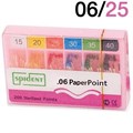Штифты бумажные SPIDENT размер № 25, конусность 06, 100шт. 1231913624 - фото 459463