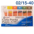 Штифты гуттаперчевые GMG 02 №15-40 (120шт), Tianjin Gapadent 1231913785 - фото 459959
