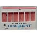 Штифты гуттаперчевые конусные 04 №25 (60шт), Dispodent 0001916493 - фото 460017