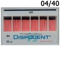 Штифты гуттаперчевые конусные 04 №40 (60шт), Dispodent 0001916501 - фото 460028