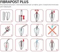 "Штифты стекловолоконные Fibrapost Plus"" композитные- набор (24шт.+4 развертки), PD (Швейцария)" 0000910567 - фото 460278