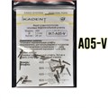 Штифты титановые Ikadent IKT-A05-V (24 шт) d=1.0|1.5  L=5.7+3.2 0000910713 - фото 460445