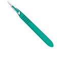 Скальпель №15 одноразовый стерильный с пластмассовой ручкой (1шт.), Ribbel 0001914546 - фото 462337