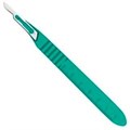Скальпель №15 одноразовый стерильный с пластмассовой ручкой (1шт.), Ribbel 0001914546 - фото 462339