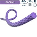 Шовный материал ELCRYL 4/0 (12 шт, 75 см, 3/8, 20 мм, колющая) 1231915621 - фото 462347