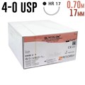 Гликолон 4-0 USP, 0.70 м 17 мм, 24 шт фиолетовый 1231915018 - фото 462508