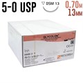 Гликолон 5-0 USP, 0.70 м 13 мм, 1 шт фиолетовый 1231915013 - фото 462529