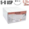Гликолон 5-0 USP, 0.70 м 18 мм, 1 шт неокрашенный 1231915006 - фото 462532