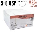 Гликолон 5-0 USP, 0.70 м 17 мм, 24 шт фиолетовый 1231915017 - фото 462535
