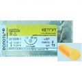 Кетгут простой 5/0 колющая игла (20мм.), 1/2 окружности, длина нити 75см. (1шт.), Волоть 00000910224 - фото 462632