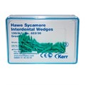 Клинья Sycamore Interdental Wedges, зеленые, 100 шт 822/30 - фото 468388