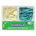 "Клинья фиксирующие, деревянные 2-х типов ""ТОР ВМ""1.080 Клинья фиксирующие, деревянные, 2-х типов белые+голубые, ТОР ВМ (Россия)" 1.080 - фото 468490