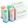 Аппликаторы Regular №4, коробка (зеленые+оранжевые 4 тубы х 100 шт), Clean + Safe. M6500R - фото 470514