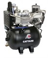 Компрессор Cattani на 3-4 установки, 3 цилиндра, без осушителя (без кожуха), ресивер 45 л 013370/013369 - фото 475433