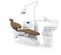 Установка стоматологическая Fengdan BZ638 compact с микромотором с нижней подачей со скалером с мягкой обивкой цвет B01 кофейный BZ638compact - фото 475665
