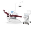 Установка стоматологическая Fengdan BZ638 lux с подкатным модулем с микромотором с мягкой обивкой цвет В05 бордовый BZ638lux - фото 475670