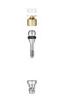 Шаровидный аттачмент FRIADENT Ball and Socket Attachment, размер D3.4/GH1, арт: 45-3131 45-3131 - фото 481404