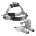 Лупа налобная Heine HRP 6x/340 мм + осветитель ML4 LED + защитные очки S-Guard J-008.31.444. - фото 483578