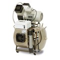 EKOM DK50 2V/50 - безмасляный компрессор для 2-x стоматологических установок без кожуха, без осушителя, с ресивером 50 л 406D01005-100 - фото 484080