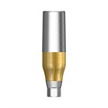 FreeForm ST - абатмент, D=4.0 мм, G/H=3.0 мм, Mini, 6-гран + винт Ebony Gold GSFAM4030WH - фото 487811