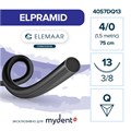 Шовный материал ELPRAMID B 4/0 (12 шт, 75 см, 3/8, 13 мм, обратно-режущая) 407DQ13 - фото 489423