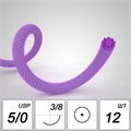 Шовный материал Лактисорб A 5/0 braided K 16 mm 3/8 75 cm (12 шт), PGL5K1638-12-75 PGL5K1638-12-75 - фото 489540