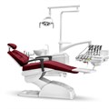 Стоматологическая установка AY-A 3600, верхняя подача, бордовый ND-A006308-VIN - фото 489927