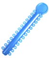Лигатура эластичная на модуле цвет голубой №29, 26 колец 77525 - фото 494298
