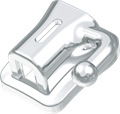 Замок-трубка неконвертируемая одинарная Ortho-Cast М mini Roth 022 LL7 75262 - фото 494467