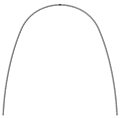 Дуга стальная Dentaflex Ideal 3-х жильная 0,45 (18) н/ч 72235 - фото 494558