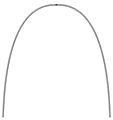 Дуга стальная Dentaflex Ideal 6-ти жильная 0,45 (18) н/ч 72658 - фото 494563