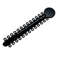 Лигатура эластичная на модуле чёрная 26 колец 77582 - фото 494693