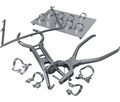 Dentech Rubber Dam Technic Set - набор кламп и инструментов для коффердама 020516 - фото 496054