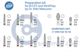 Набор для препарирования доктора Алиби Максутова Preparation kit for B.O.P.T and VertiPrep by Dr. Alibi Maksutov Комет Дентал Komet Dental 194512 - фото 516953