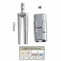 Штифты Bi-V-Pin H со втулкой никелированные с резиновой подкладкой 15 мм (1000шт), 03026, SONG YOUNG УТ-00002677 - фото 518291