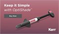 ОптиШейд (OptiShade), Dark, светоотверждаемый наногибридный композит, шпрх4г, 37113, KERR УТ-00004597 - фото 518896